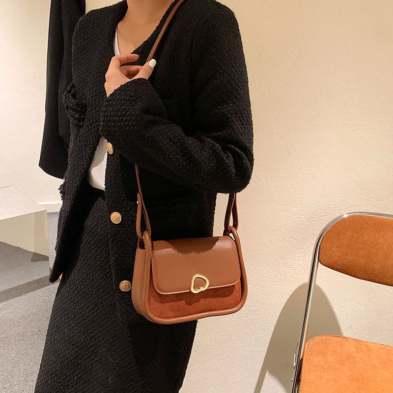 Pinino Dames Kleine Leren Crossbody Handtas - Bruin