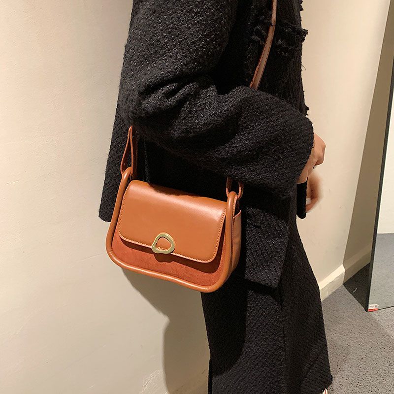 Pinino Dames Kleine Leren Crossbody Handtas - Bruin