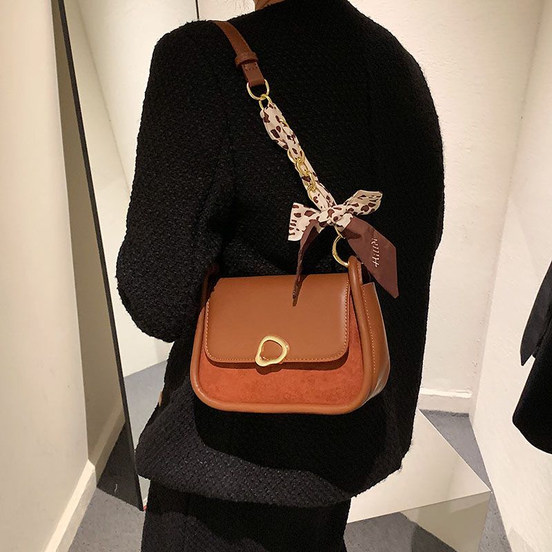 Pinino Dames Kleine Leren Crossbody Handtas - Bruin