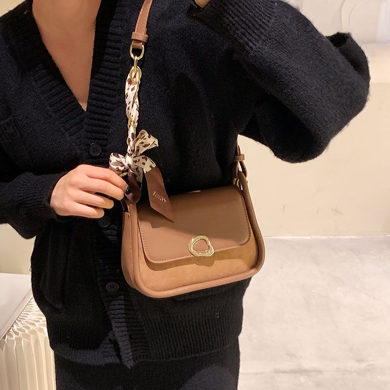 Pinino Dames Kleine Leren Crossbody Handtas - Bruin