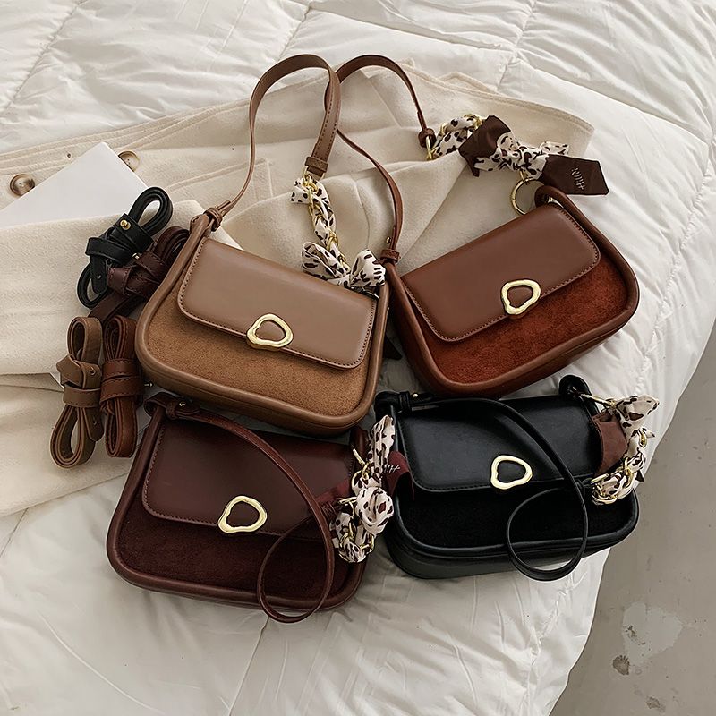Pinino Dames Kleine Leren Crossbody Handtas - Bruin