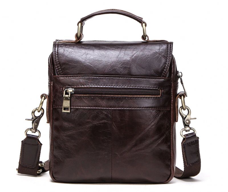 Pinto Heren Messenger Handtas - Koffie