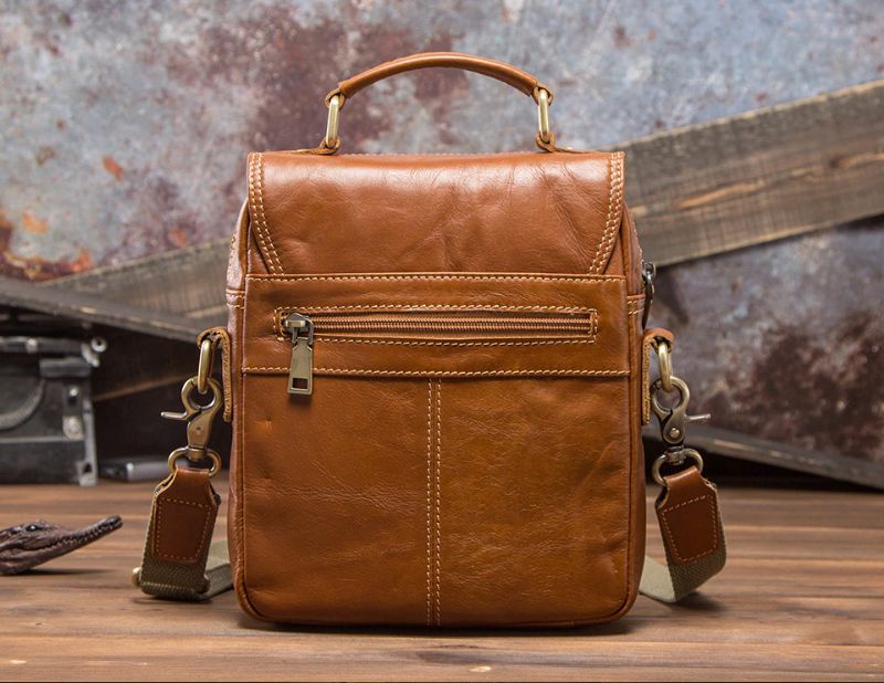 Pinto Heren Messenger Handtas - Koffie