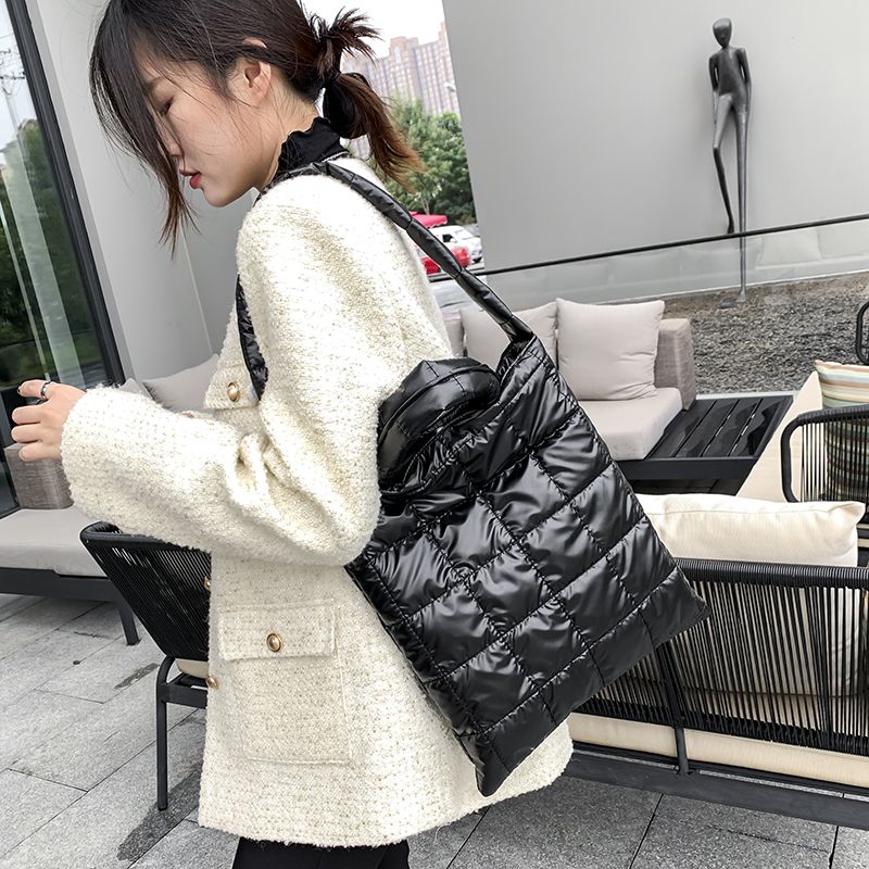 Piroly Dames Designer Grote Schouder Handtas - Zwart