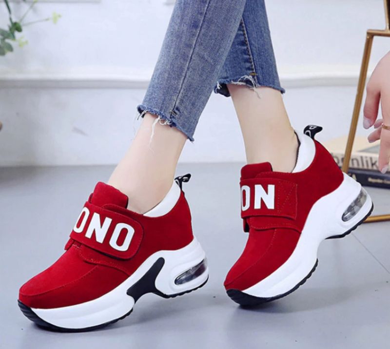 Piscila Dames Platform Schoenen - Rood