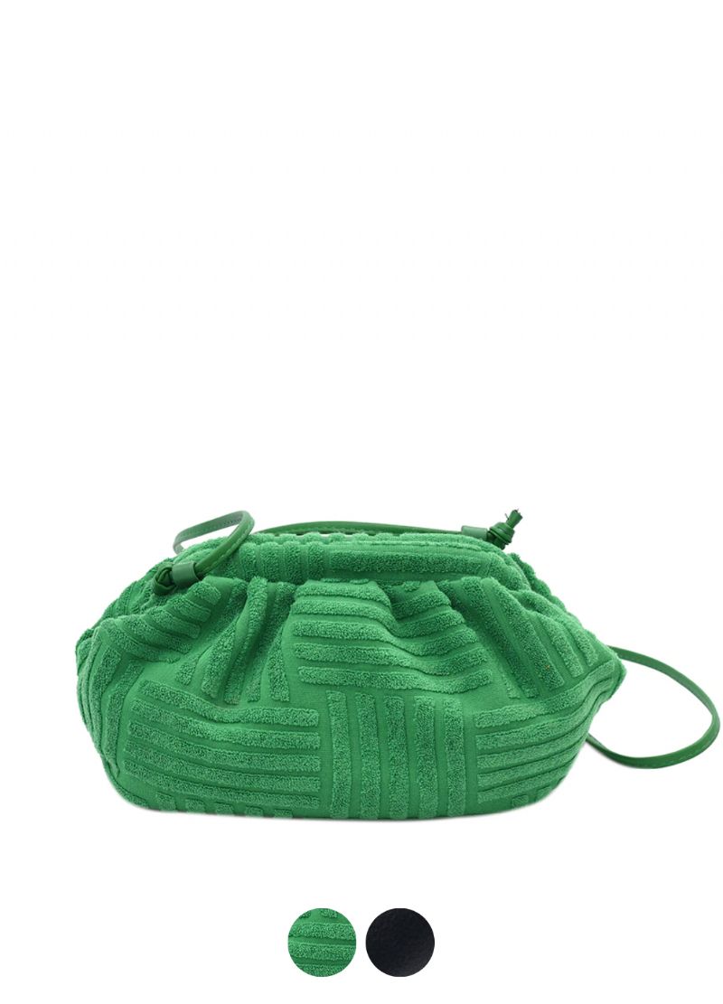 Poker Dames Kleine Geplooide Handtas
