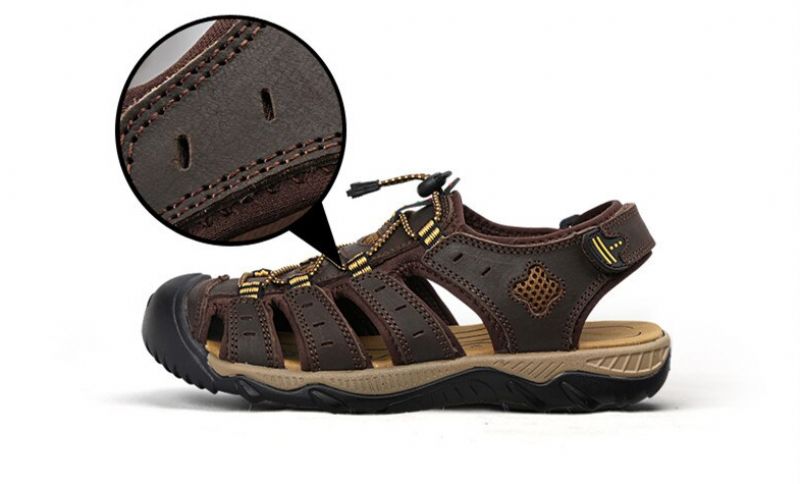 Pol Heren Zomer Sandalen - Bruin