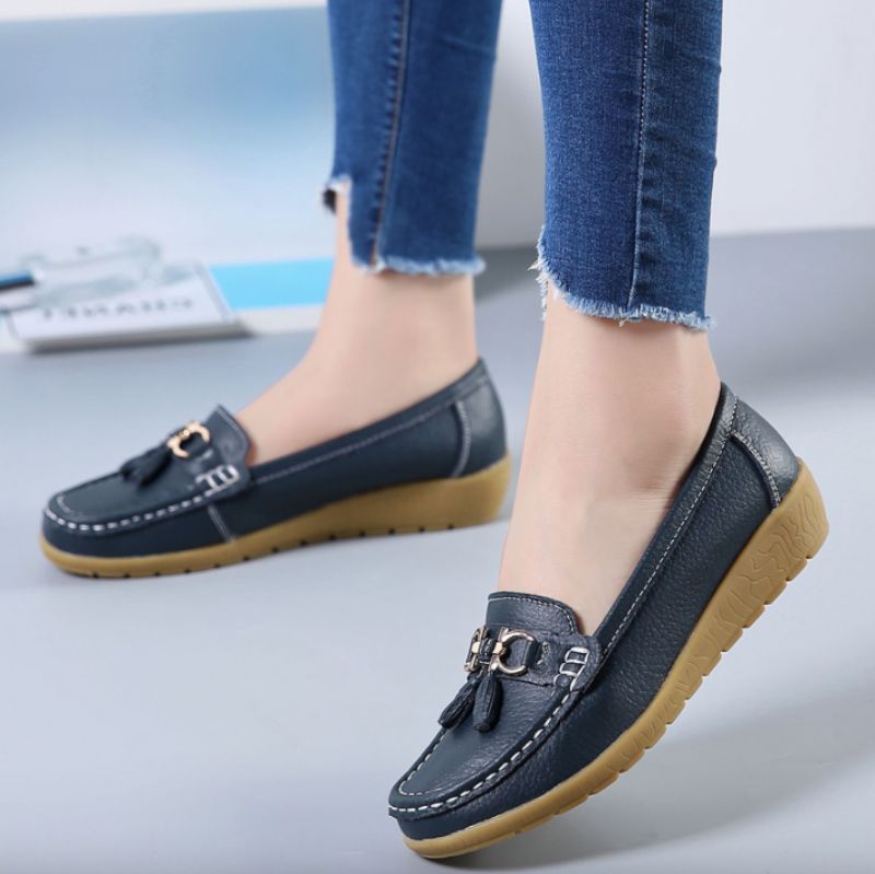 Pola Dames Loafer Schoenen - Oranje