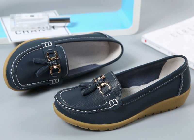 Pola Dames Loafer Schoenen - Oranje