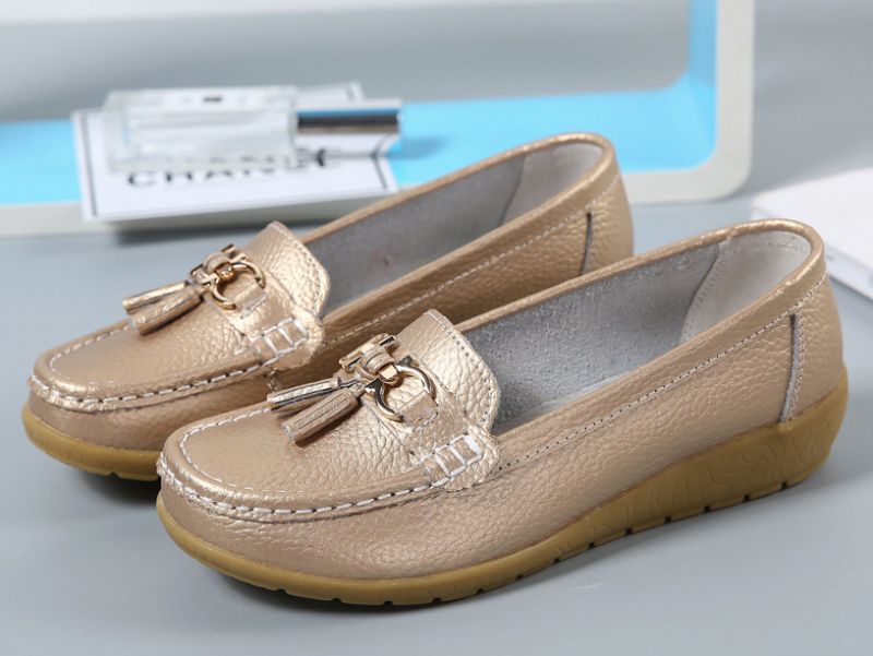 Pola Dames Loafer Schoenen - Oranje