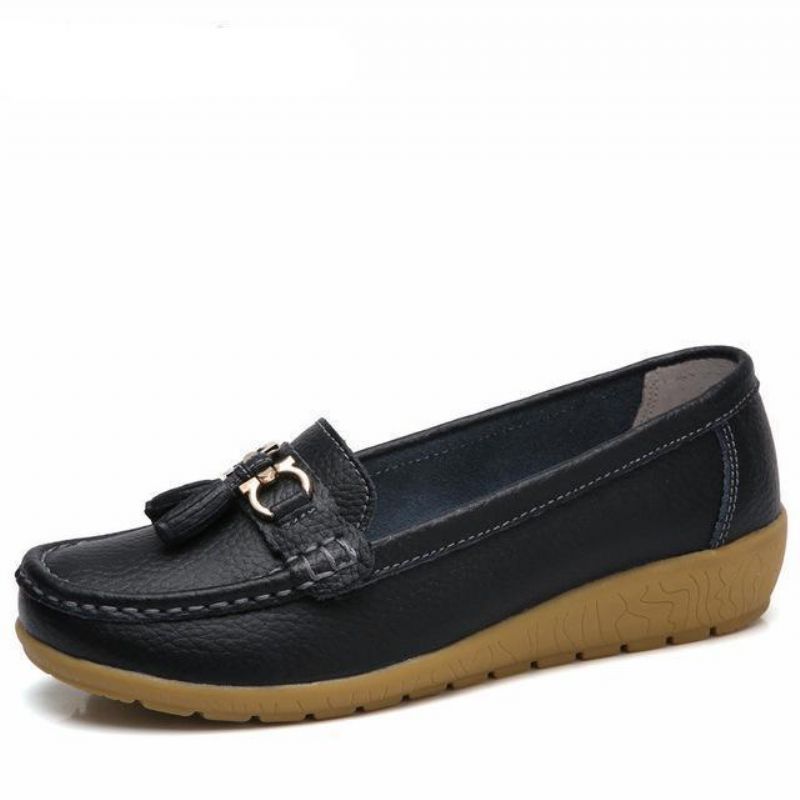 Pola Dames Loafer-slip-on Zwarte Schoenen - Zwart