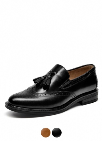 Polaco Dames Slip-on Leren Loafer Zwarte Schoenen