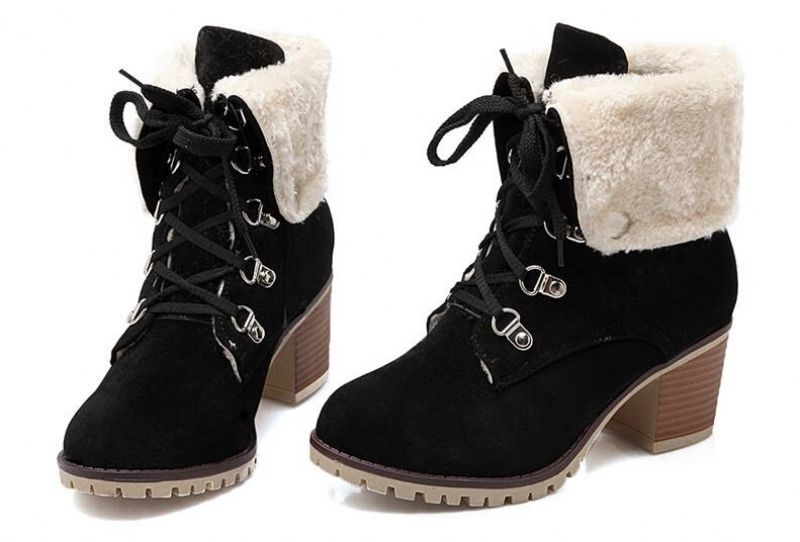 Polar Dames Winter Veterlaarzen - Zwart