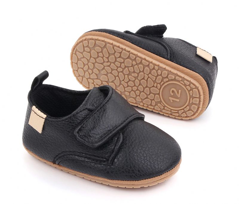 Polem Baby Jongens Loafer Casual Schoenen - Zwart
