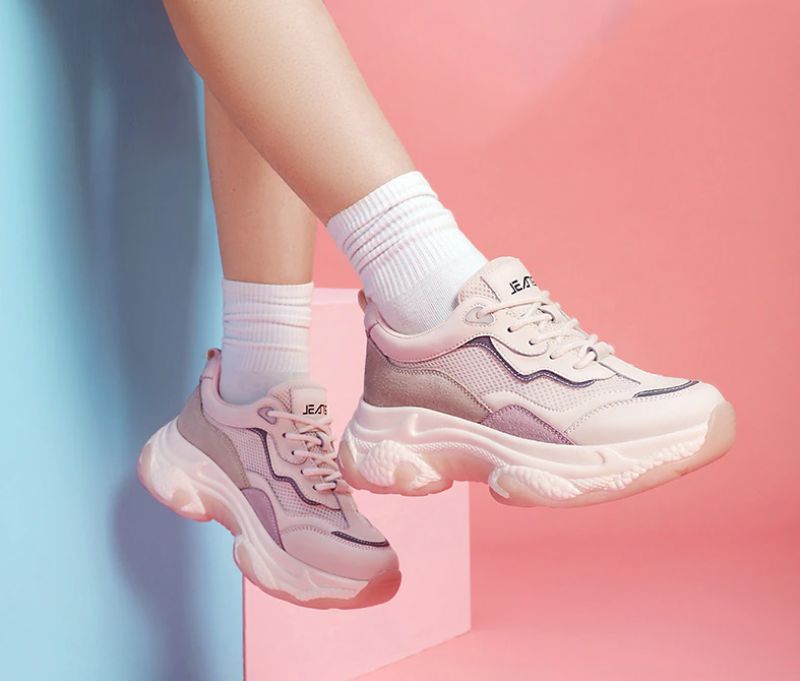 Polina Dames Sneaker Schoenen - Blauw