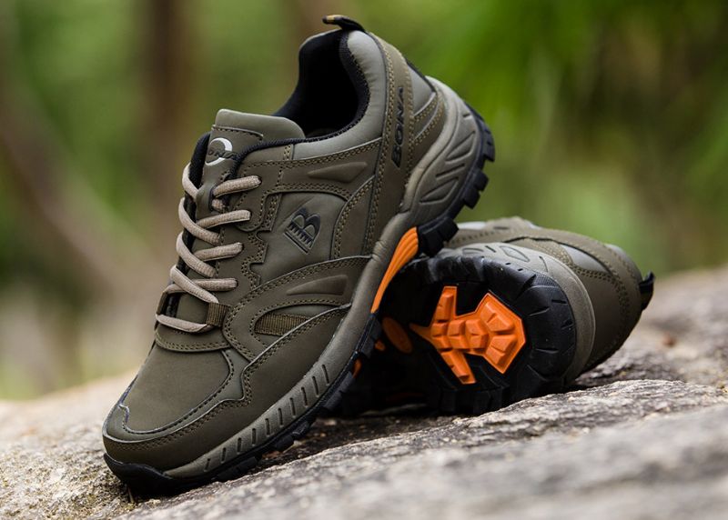 Polly Heren Outdoorschoenen - Groen