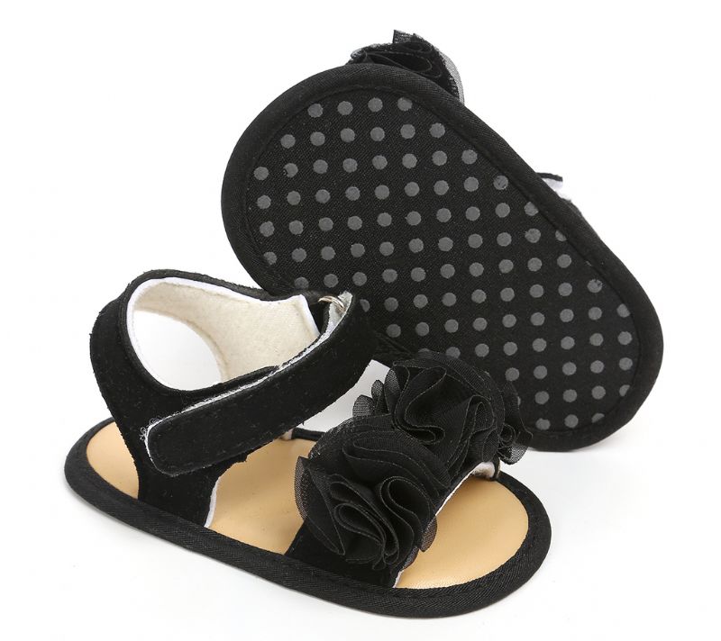 Polonia Babymeisjes Sandaal - Zwart