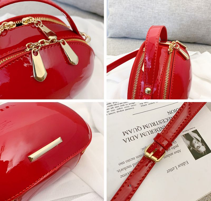 Poly Dames Designer Luxe Handtas - Rood