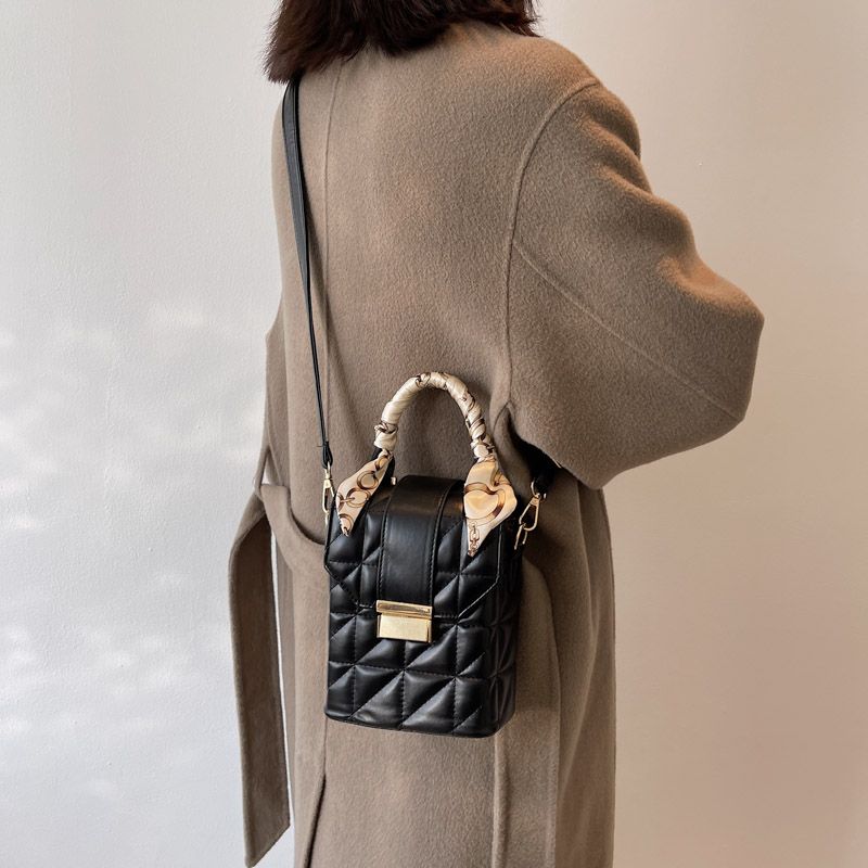 Poly Dames Winter Mini Crossbody Handtas - Groen