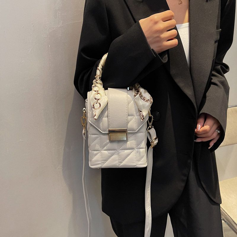 Poly Dames Winter Mini Crossbody Handtas - Groen