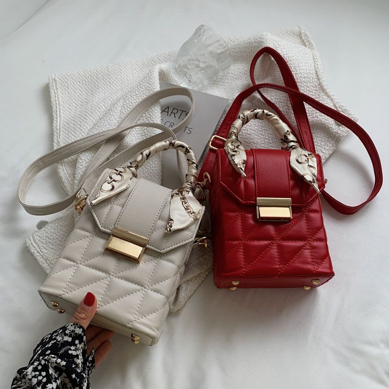 Poly Dames Winter Mini Crossbody Handtas - Groen