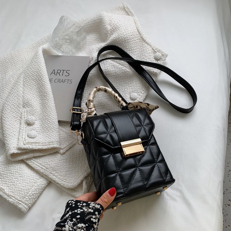 Poly Dames Winter Mini Crossbody Handtas - Groen