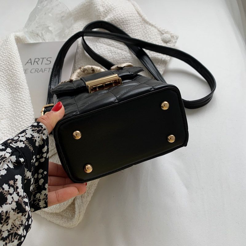 Poly Dames Winter Mini Crossbody Handtas - Groen