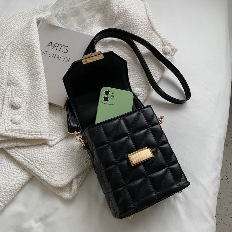 Poly Dames Winter Mini Crossbody Handtas - Groen