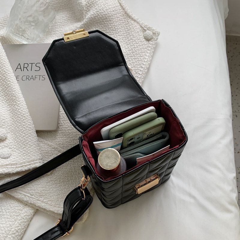 Poly Dames Winter Mini Crossbody Handtas - Groen