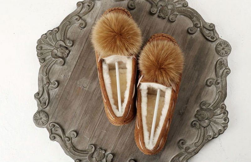 Poma Dames Slipper - KASTANJE