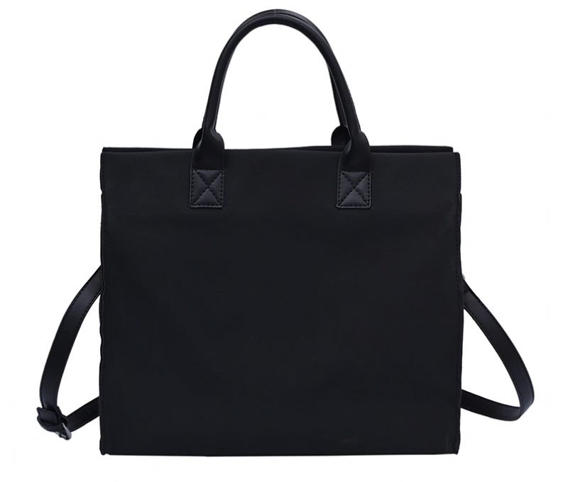 Ponche Dames Grote Designer Handtas - Zwart