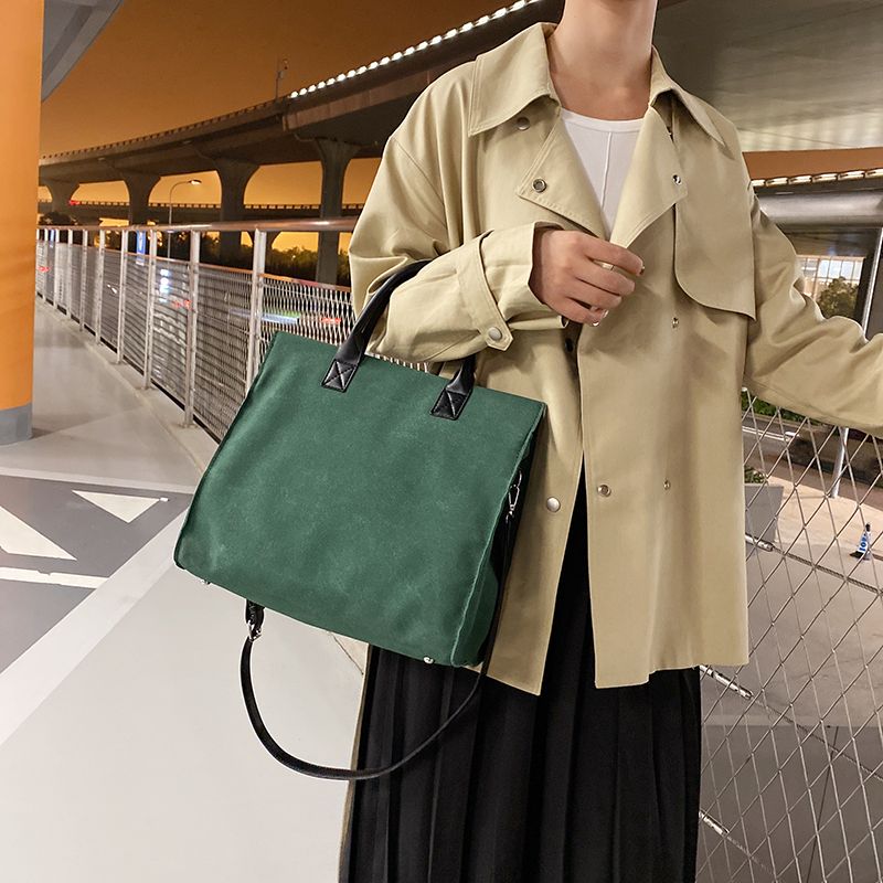 Ponche Dames Grote Designer Handtas - Zwart
