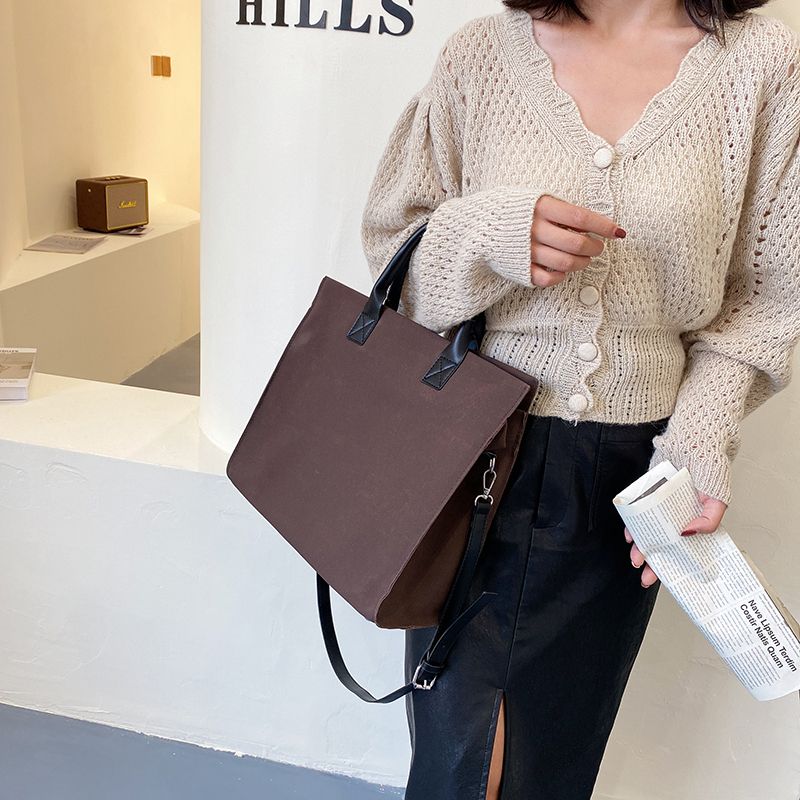 Ponche Dames Grote Designer Handtas - Zwart