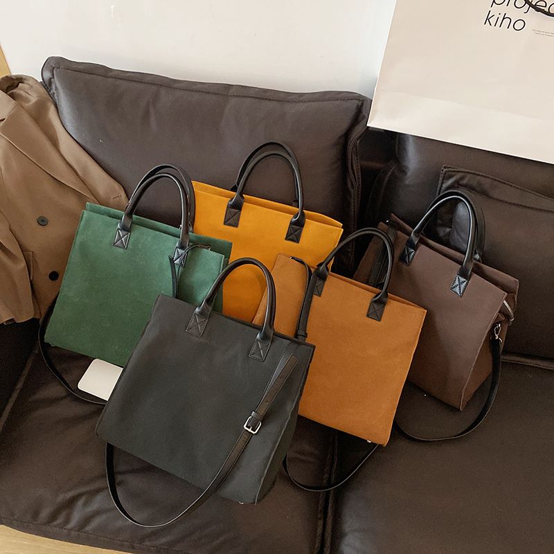 Ponche Dames Grote Designer Handtas - Zwart