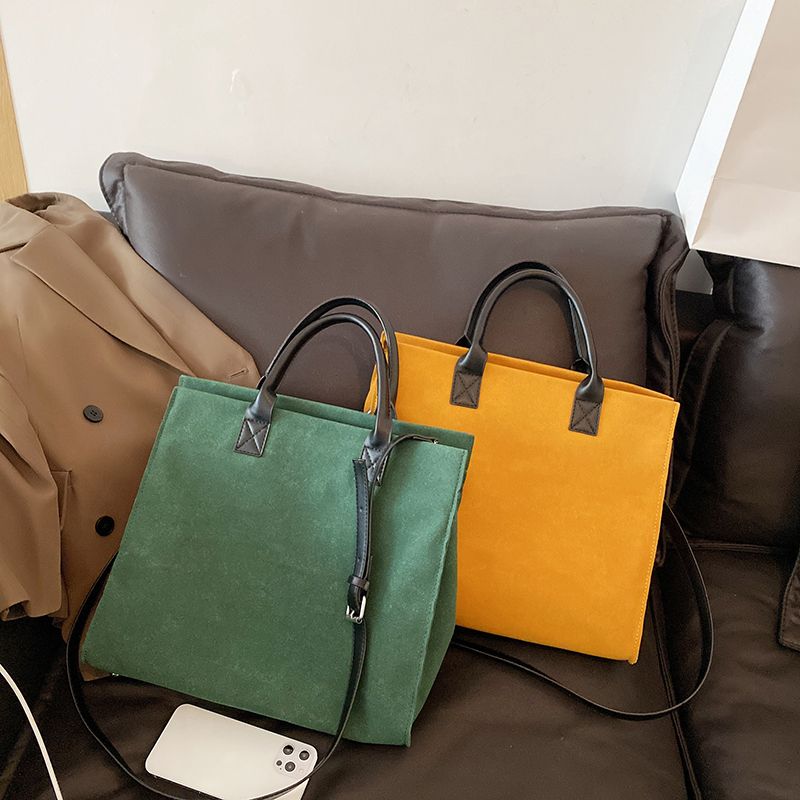 Ponche Dames Grote Designer Handtas - Zwart