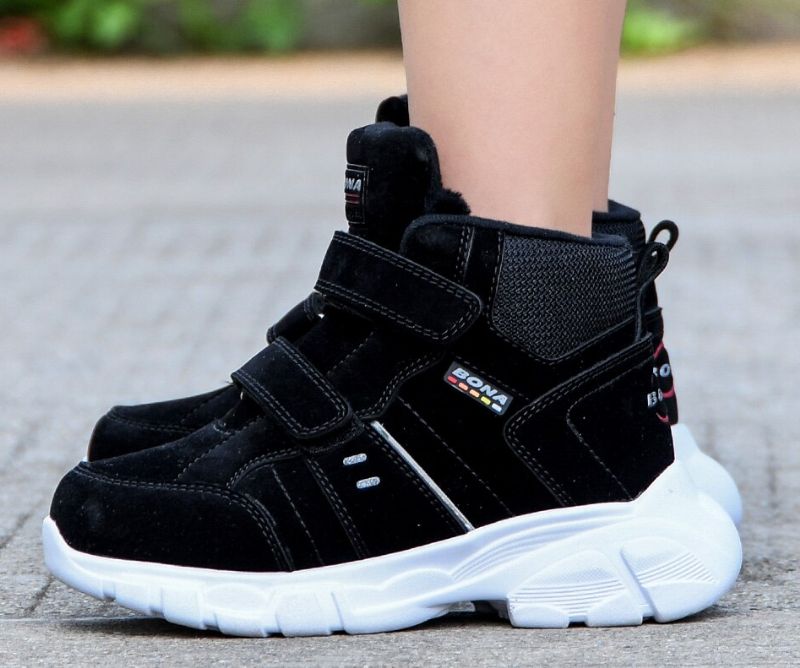 Pons Unisex Warme Sneaker Voor Kinderen - Bordeauxrood