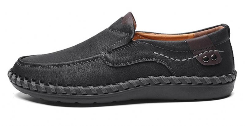 Portland Heren Loafers Casual Schoenen - Zwart