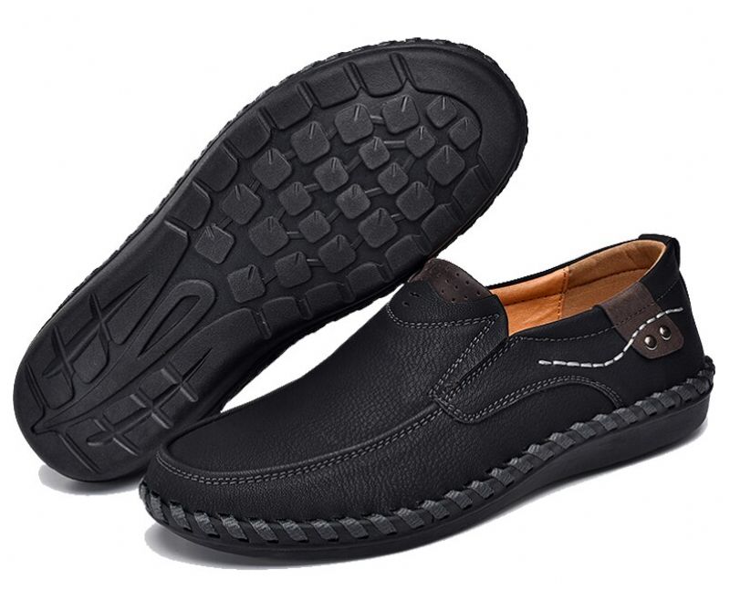 Portland Heren Loafers Casual Schoenen - Zwart