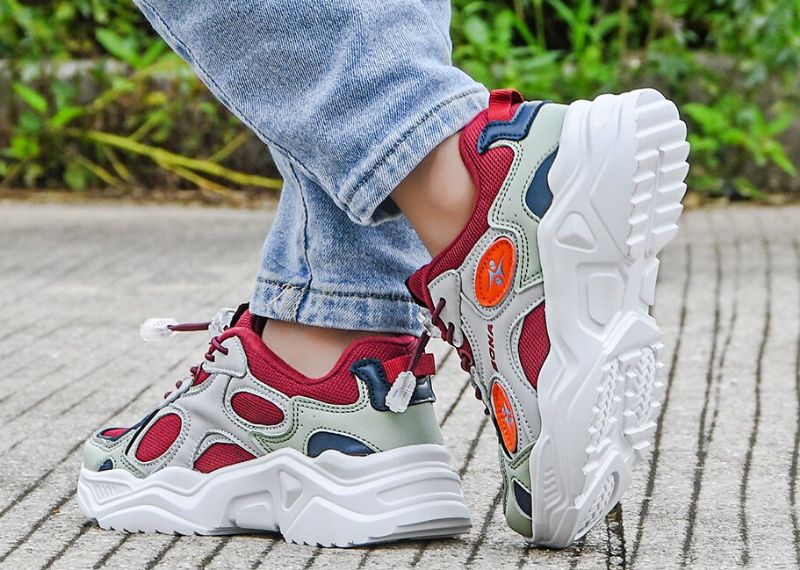 Portugal Unisex Casual Sneaker Voor Kinderen - Grijs