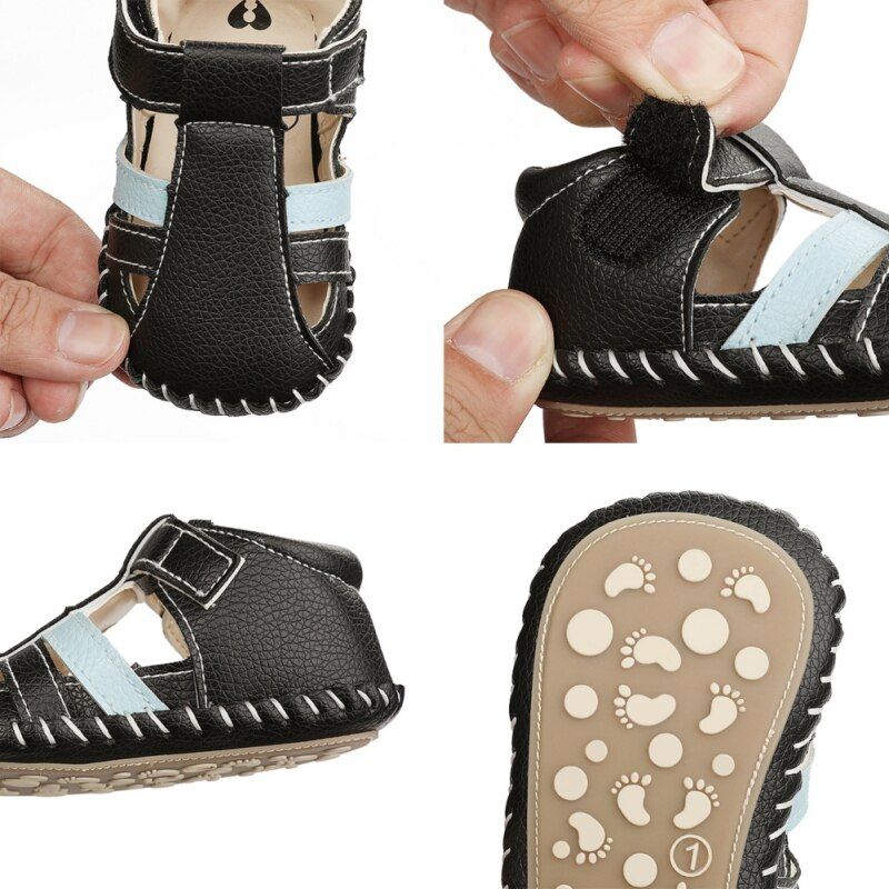 Poseidon Baby Jongens Outdoor Sandalen - Zwart