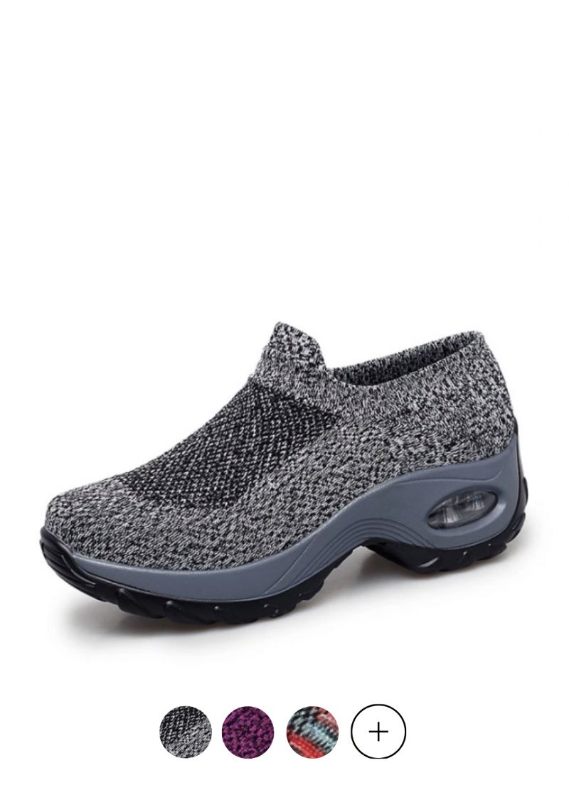 Possible Dames Grijze Lichte Sneakers