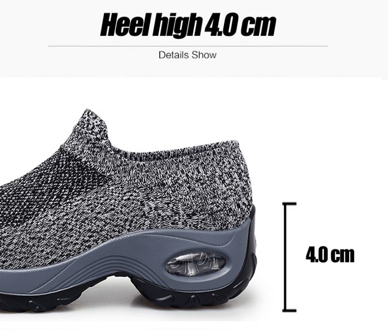 Possible Dames Grijze Lichte Sneakers - Grijs