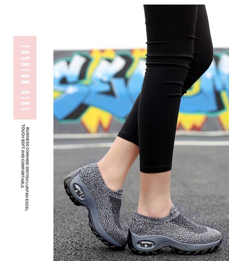 Possible Dames Grijze Lichte Sneakers - Grijs