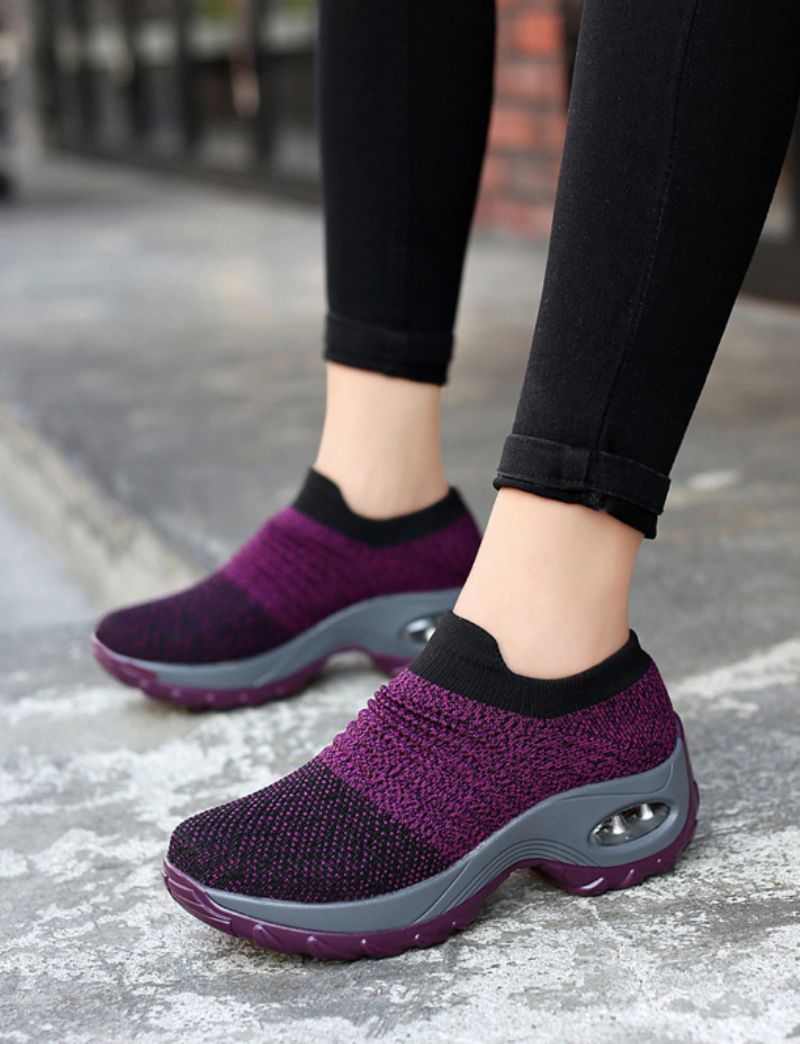 Possible Dames Platform Sneaker - Zwart