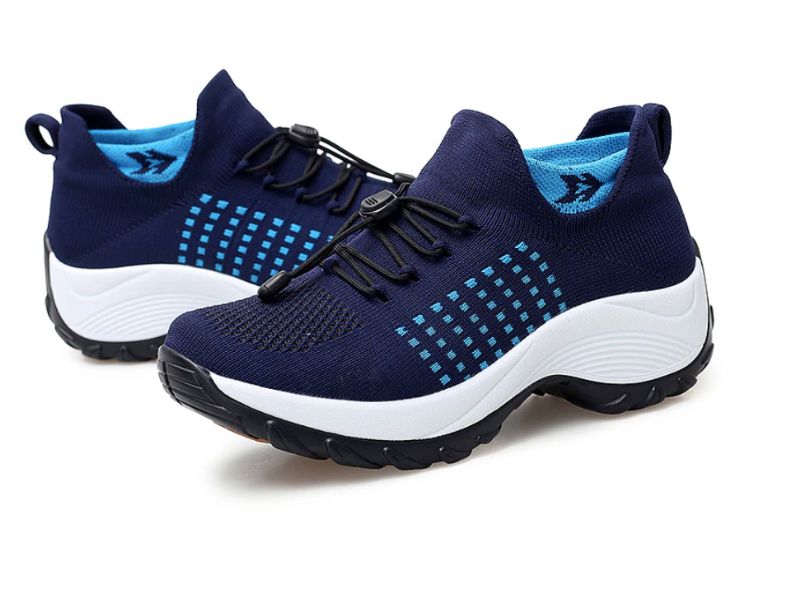 Possible Dames Platform Sneaker - Zwart