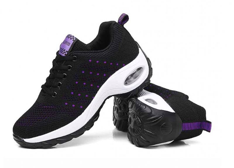 Possible Dames Platform Sneaker - Zwart