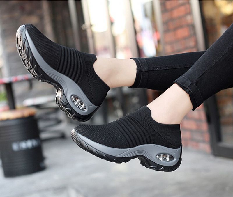 Possible Dames Zwarte Sneaker - Zwart