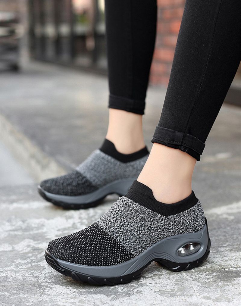Possible Dames Zwarte Sneaker - Zwart