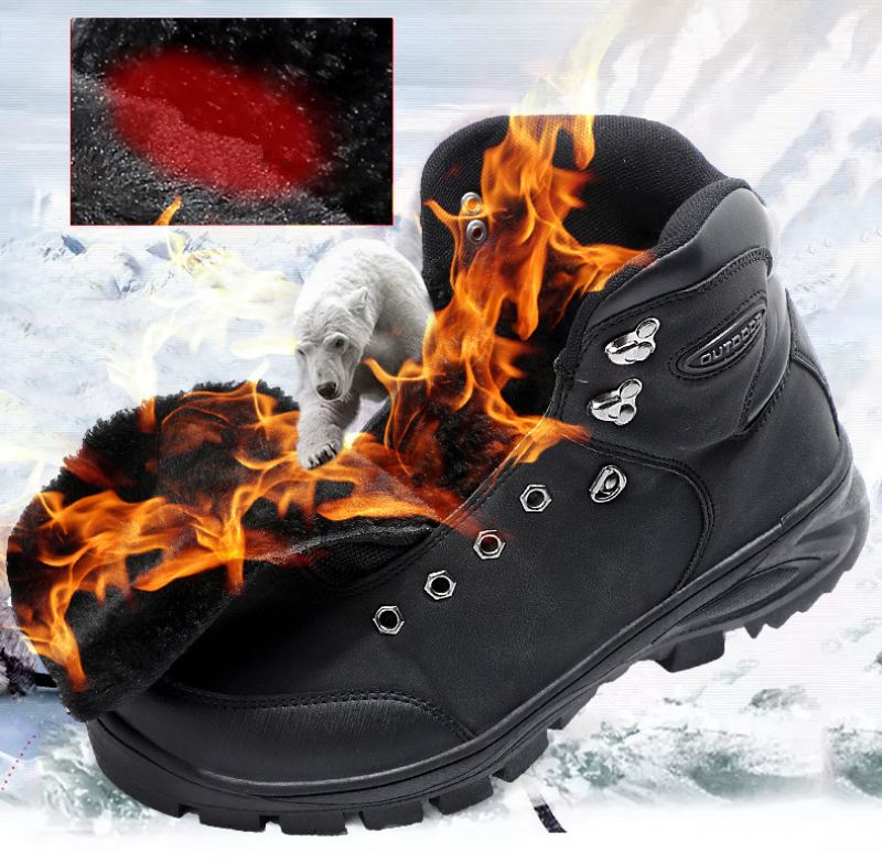 Pozo Heren Winterlaarzen - Zwart