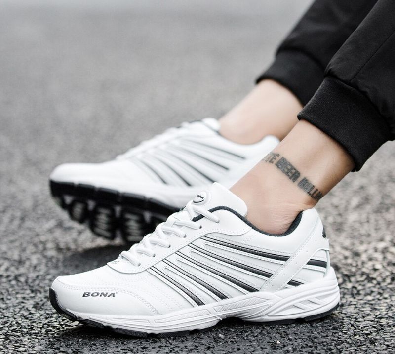 Prat Heren Mode Sneakers - Wit